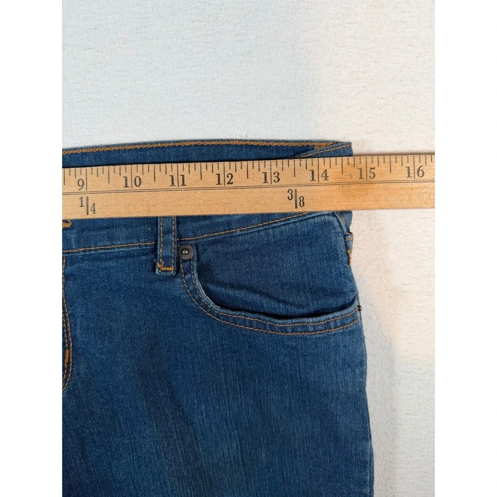 The Childrens Place Girls Super Skinny Jeans Blue Dark Wash Size 14 Adjustable